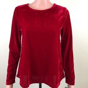 NWT Copper Key Velour Long Sleeve top size XL